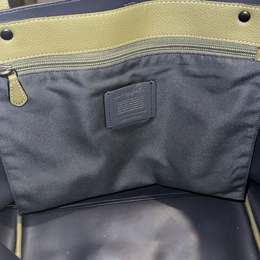 COACH Olive Green Market Tote - Picture 7 of 8